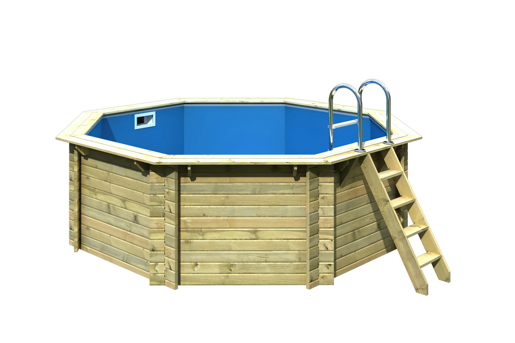 Karibu Pool Modell 1 A/B/C/D - kesseldruckimprägniert - Klimacare24 Karibu Pool Modell 1 A/B/C/D - kesseldruckimprägniert