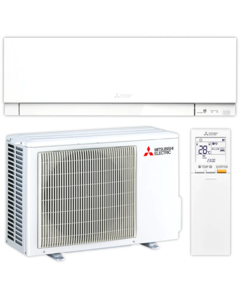 Mitsubishi Split Klimaanlage Komplett Set | MUZ/MSZ-EF35VGKW | 3