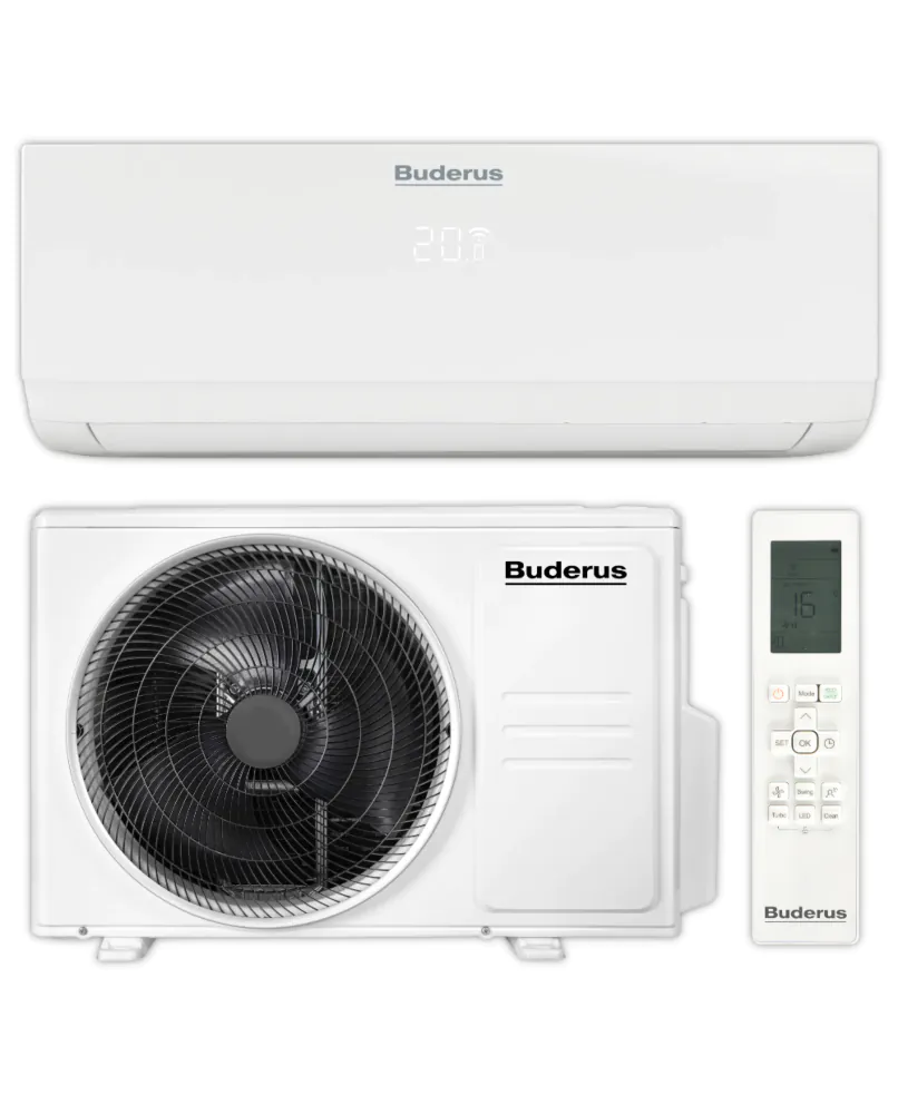 Buderus Split Klimaanlage Komplett-Set | Logacool AC166i.2-3