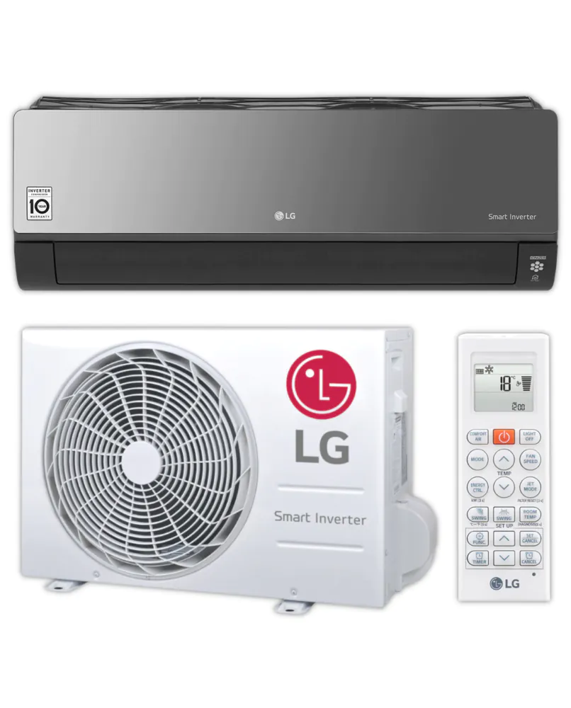 LG Split Klimaanlage Komplett-Set | ARTCOOL ENERGY AC09BK | 2