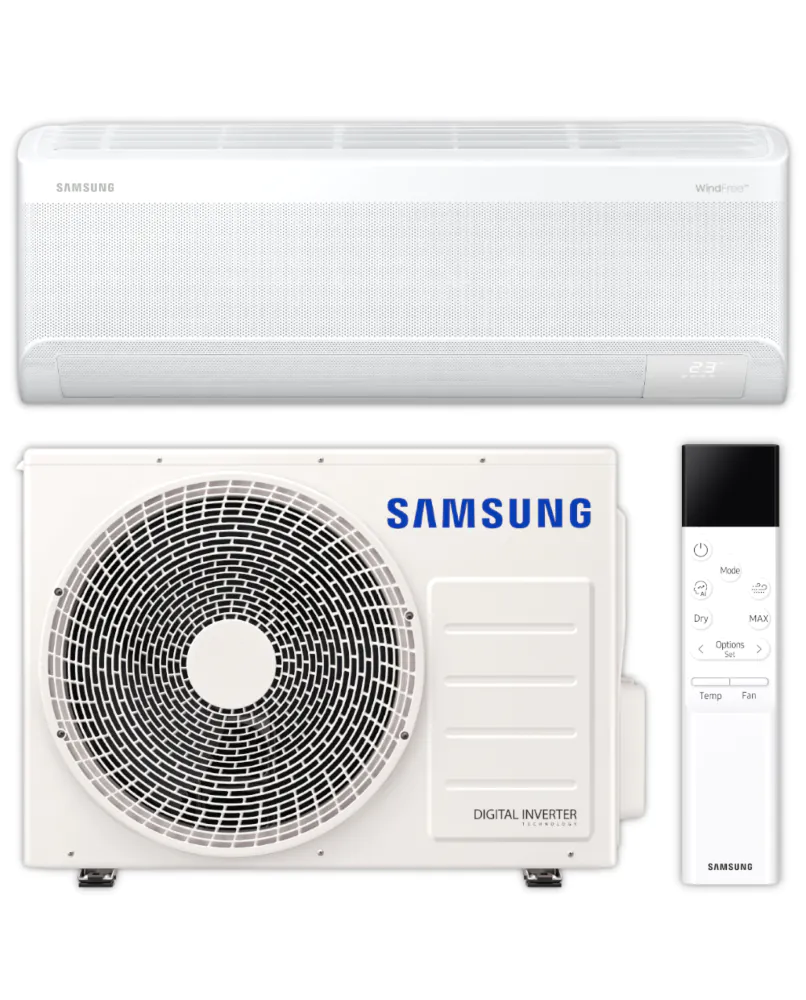 Samsung Split Klimaanlage Komplett-Set | WindFree Comfort | AR60F18C1AWNX | 5