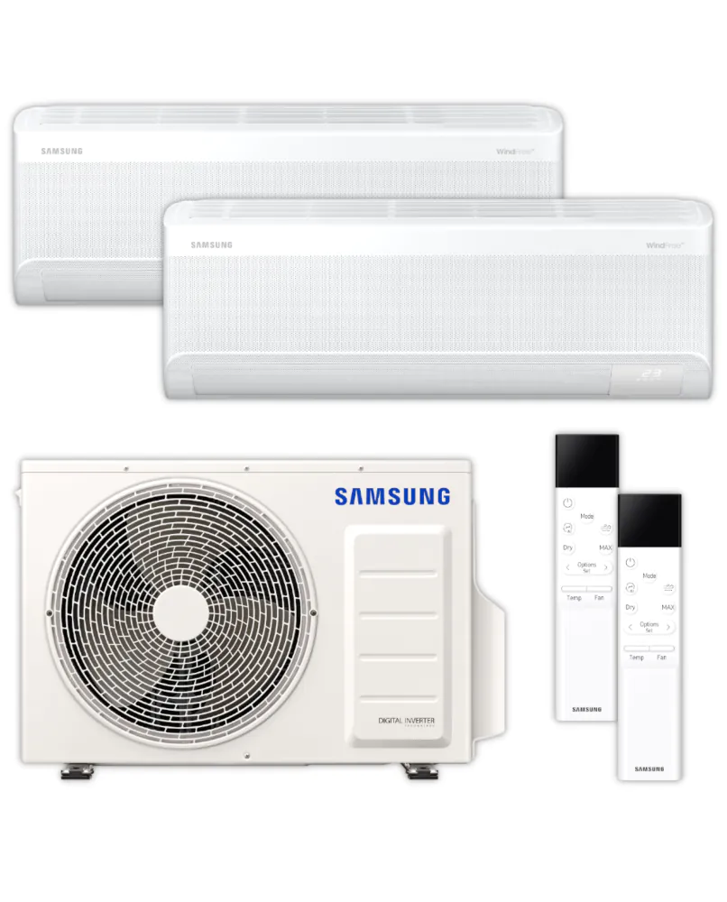Samsung Multisplit Klimaanlage Set | WindFree Avant | 2x2