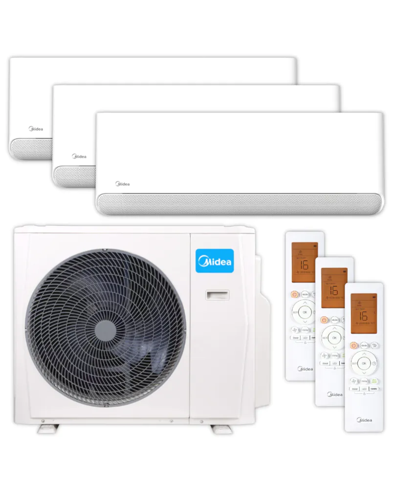 MIDEA Multisplit Klimaanlage Set | BreezelessE | 3x2