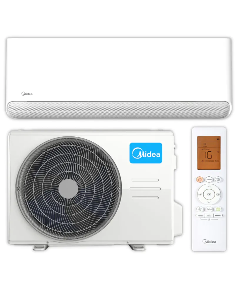 Midea Split Klimaanlage Komplett-Set | BreezelessE 09 | 2