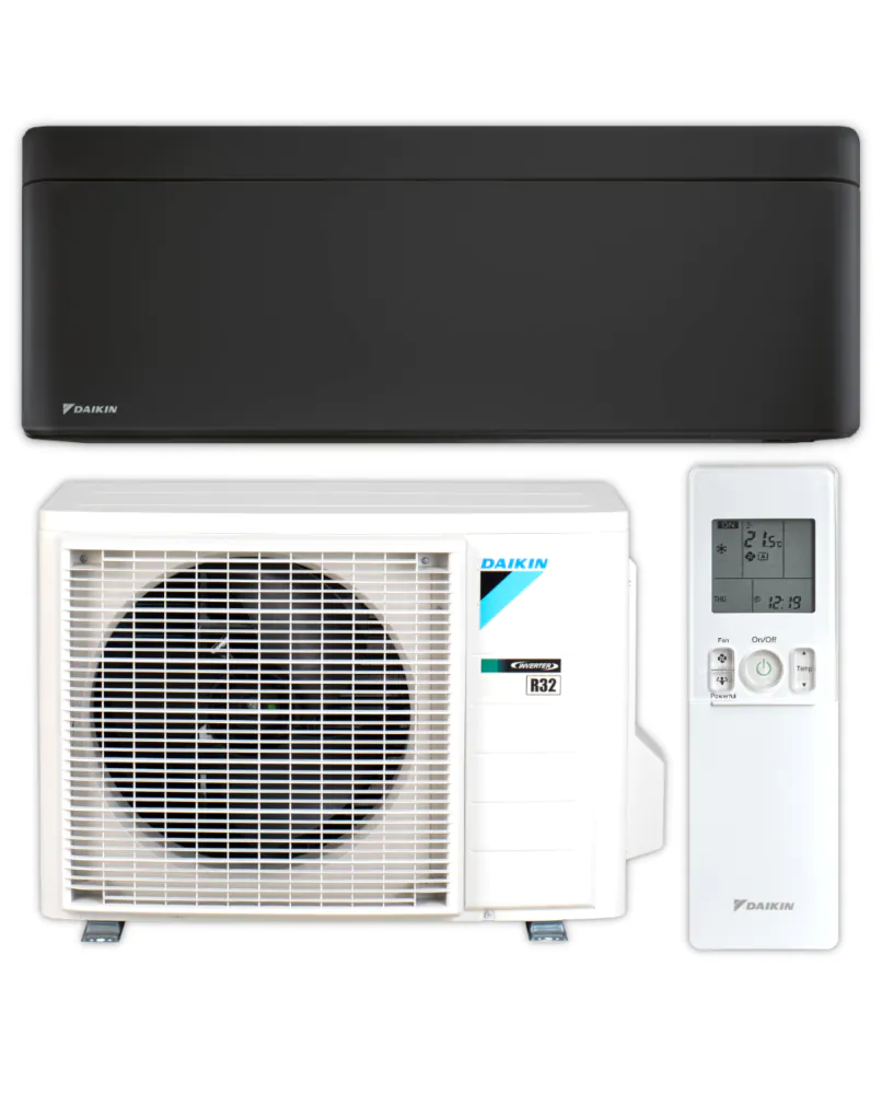 DAIKIN Split Klimaanlage Set | Stylish C-Serie | schwarz | 2