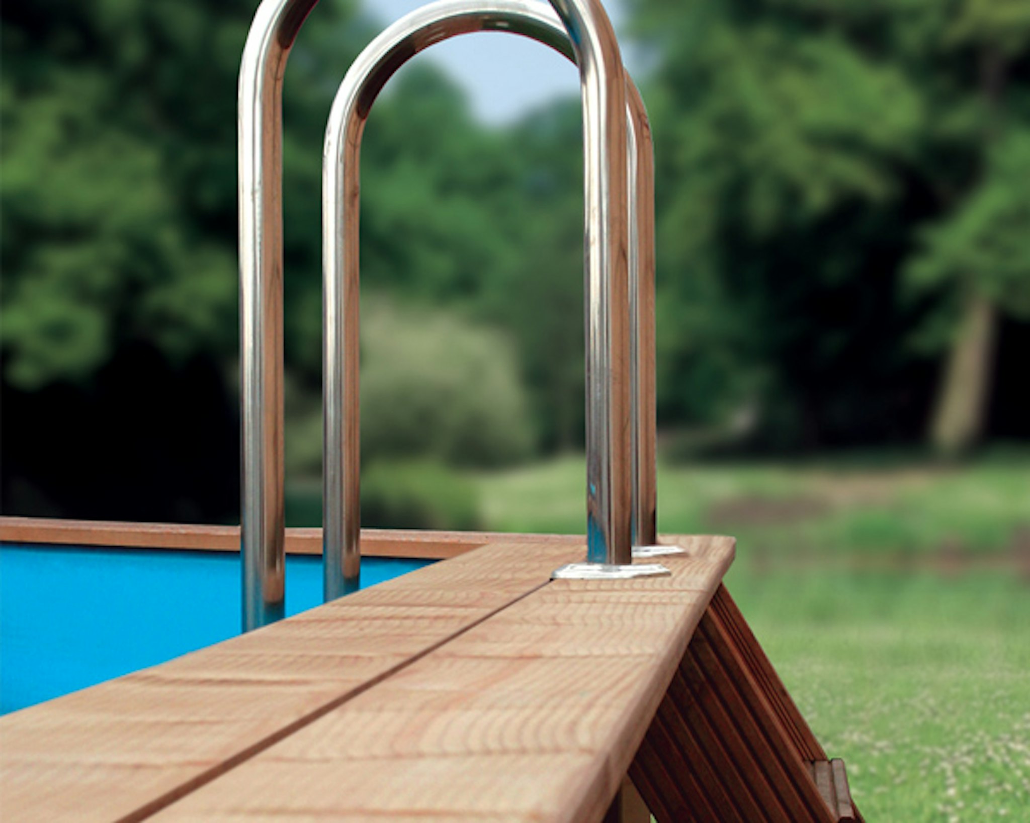 karibu-pool-modell-1-a-b-c-d-holzdeck-28mm-mit-edelstahl-und-holzleiter - Klimacare24