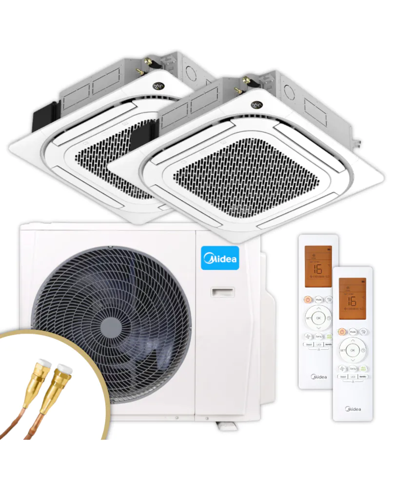 MIDEA Deckenkassetten-Set | 3