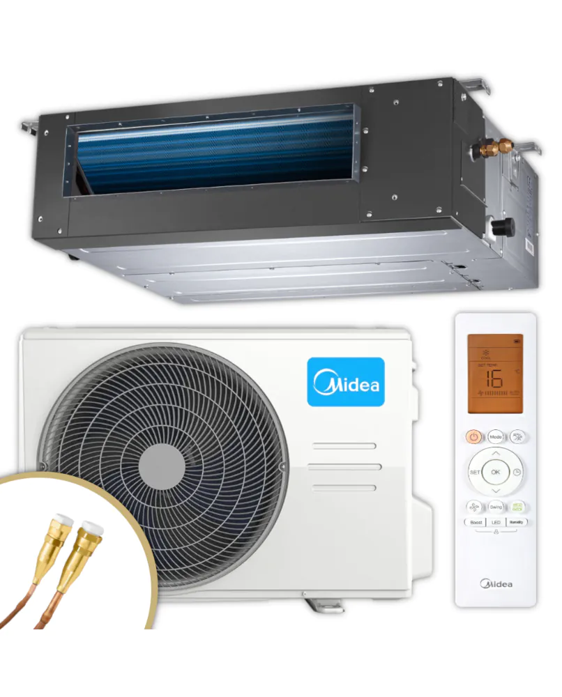 MIDEA Kanalklimageräte-Set | MTJ-12HWFNX(GA) | 3 - Klimacare24 MIDEA Kanalklimageräte-Set | MTJ-12HWFNX(GA) | 3
