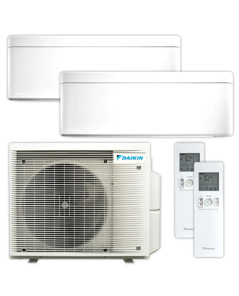 DAIKIN Multisplit Klimaanlage Stylish | FTXA20+FTXA25 | weiß | 2