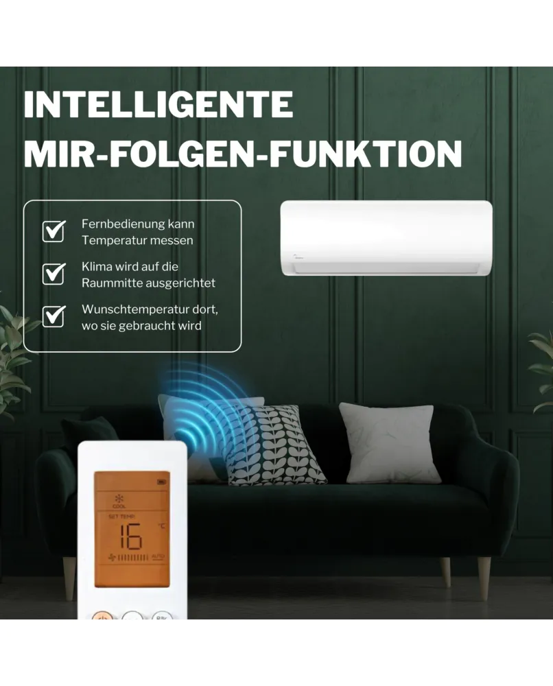 Midea Split Klimaanlage Komplett-Set | Xtreme Save Pro 09 | 2 - Klimacare24 Midea Split Klimaanlage Komplett-Set | Xtreme Save Pro 09 | 2