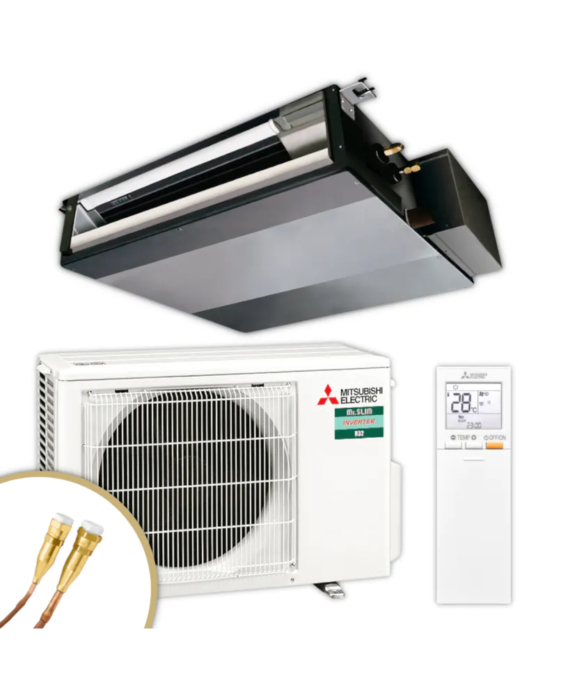 Mitsubishi Split Klimaanlage Kanal-Set | SUZ/SEZ-M25DA2 | 2