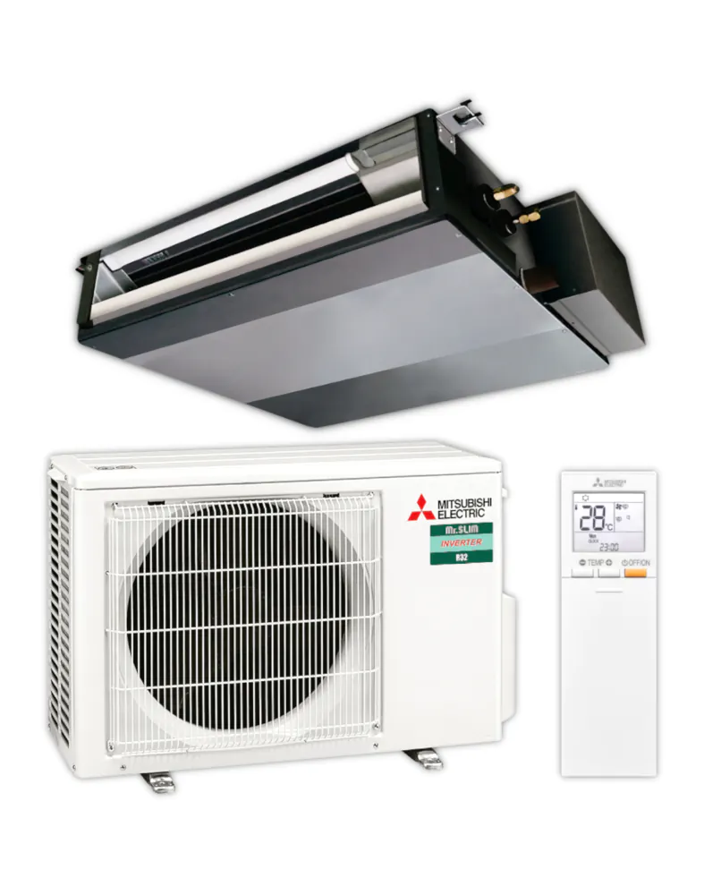 Mitsubishi Split Klimaanlage Kanal-Set | SUZ/SEZ-M25DA2 | 2