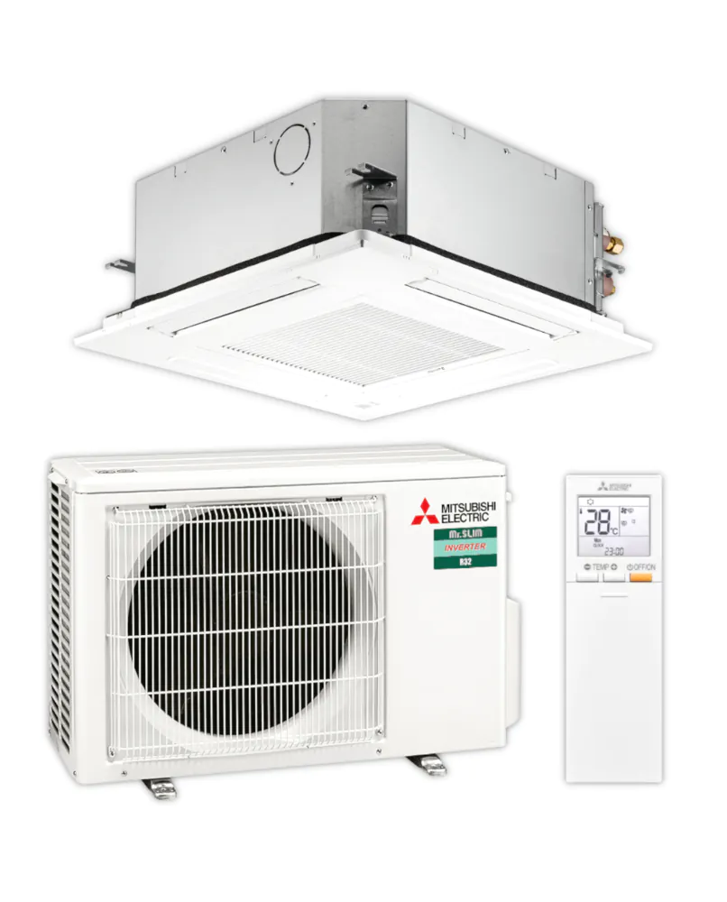 Mitsubishi Split Klimaanlage Decken-Set | SUZ/SLZ-M35FA2 | 3