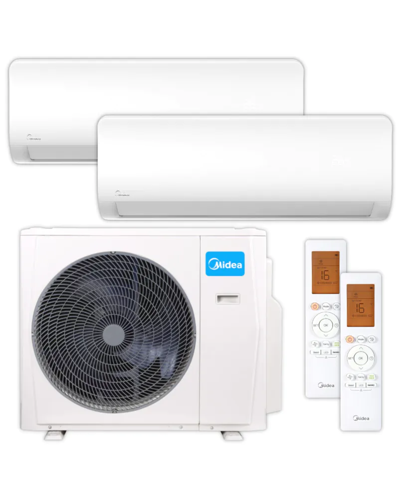 MIDEA Multisplit Klimaanlage Set | XTREME SAVE PRO | 2 - Klimacare24 MIDEA Multisplit Klimaanlage Set | XTREME SAVE PRO | 2